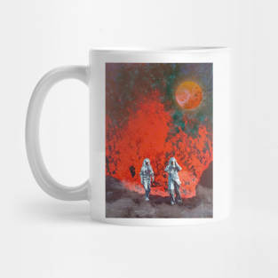 Fire Of Love - Surreal/Collage Art Mug